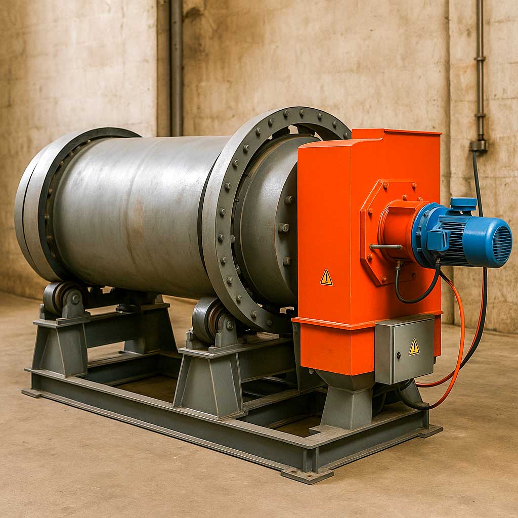 کوره خشک کن دوار