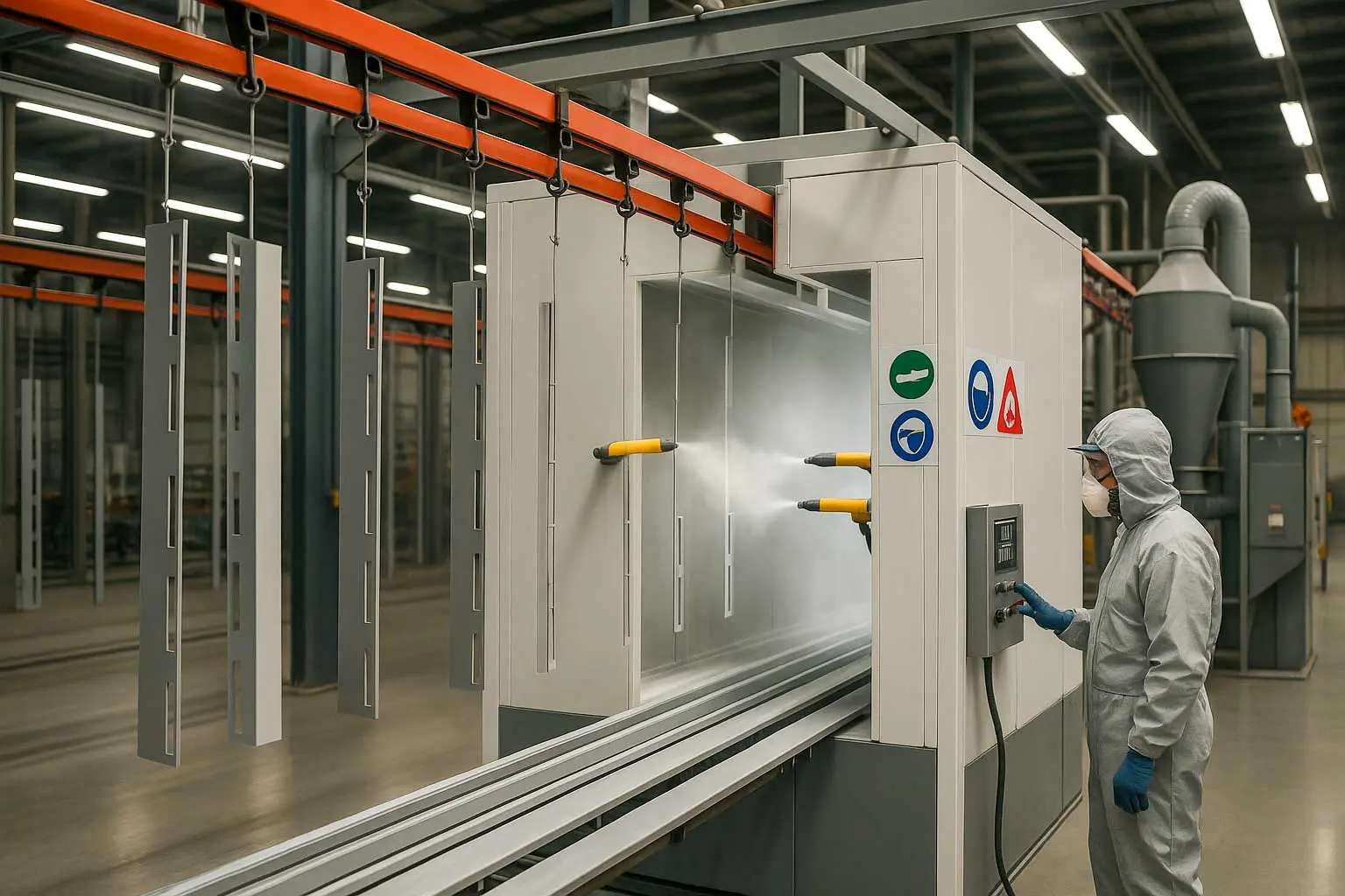 خط رنگ الکترو استاتیک